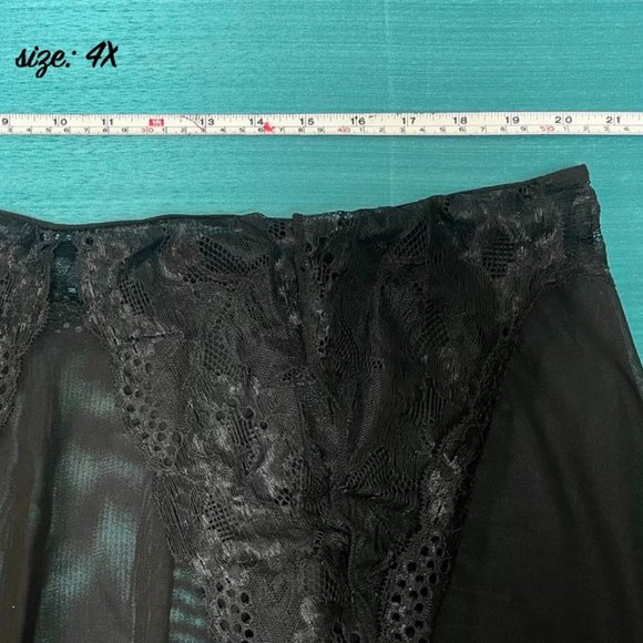 *NEW* Sexy Lace Lingerie QUEEN WOMAN PLUS 1X 2X 3X 4X 5X Halter Chemise Thong - Picture 12 of 16